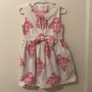 Floral monogram sundress
